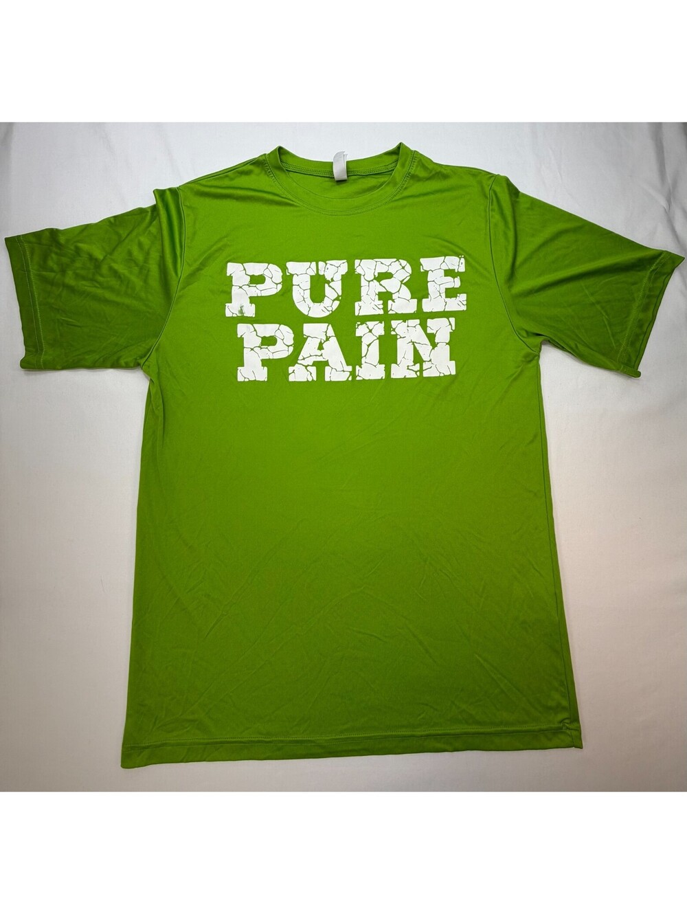 Team 365 Men's Dri-Fit Graphic T-Shirt Short Sleeve Crew Neck Size Medium Green